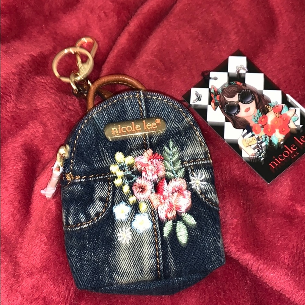 Nicole Lee super cute coin purse backpack style